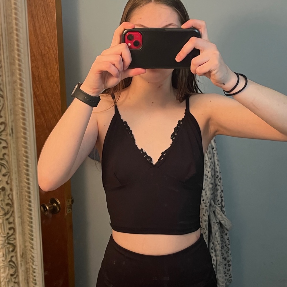 cropped shein top